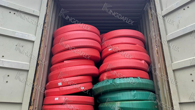 hydraulic hose container