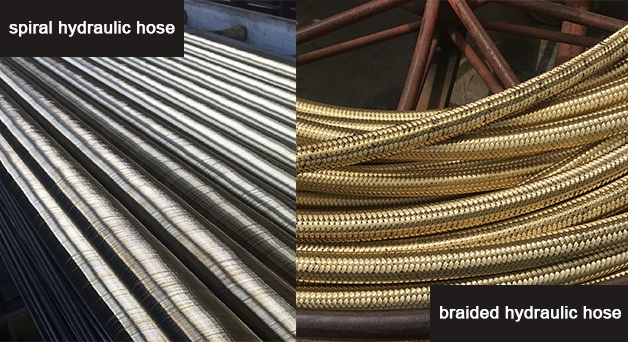 spiral & braided hydraulic hose
