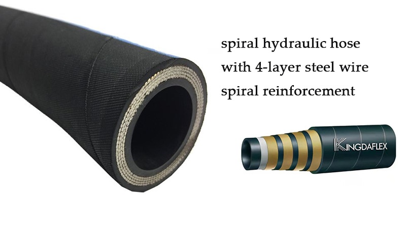 spiral hydraulic hose