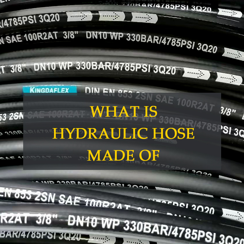 what is hydraulic hose made of