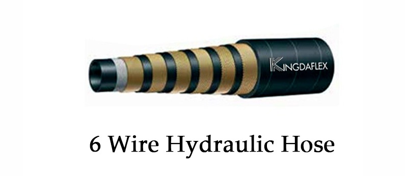 6 wire hydraulic hose