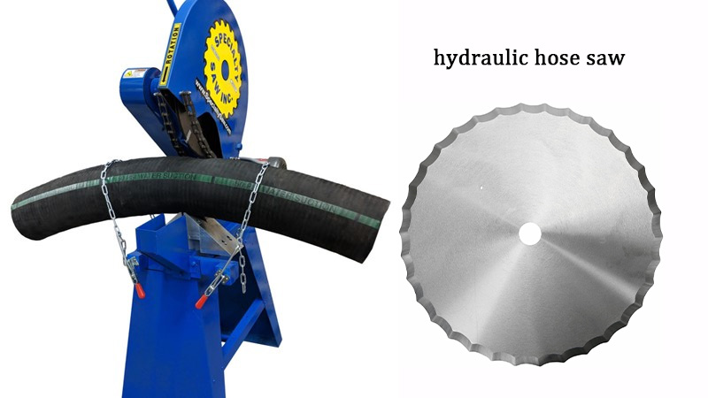 hydraulic hose cutting saw