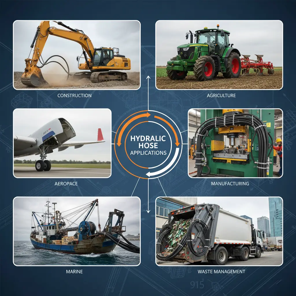 where can be hydraulic hose be used