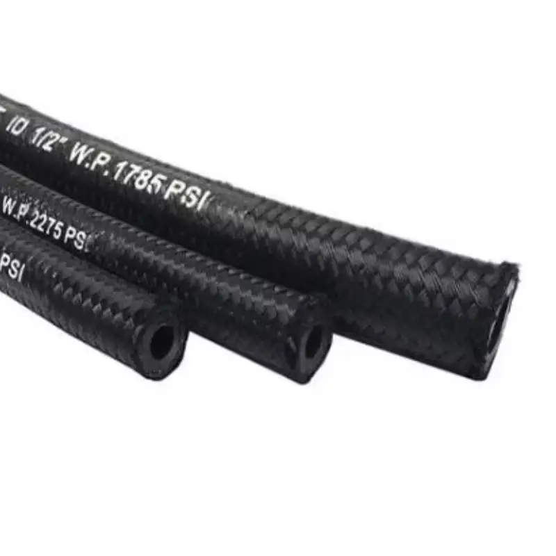 fabric wrapped rubber hydraulic hose