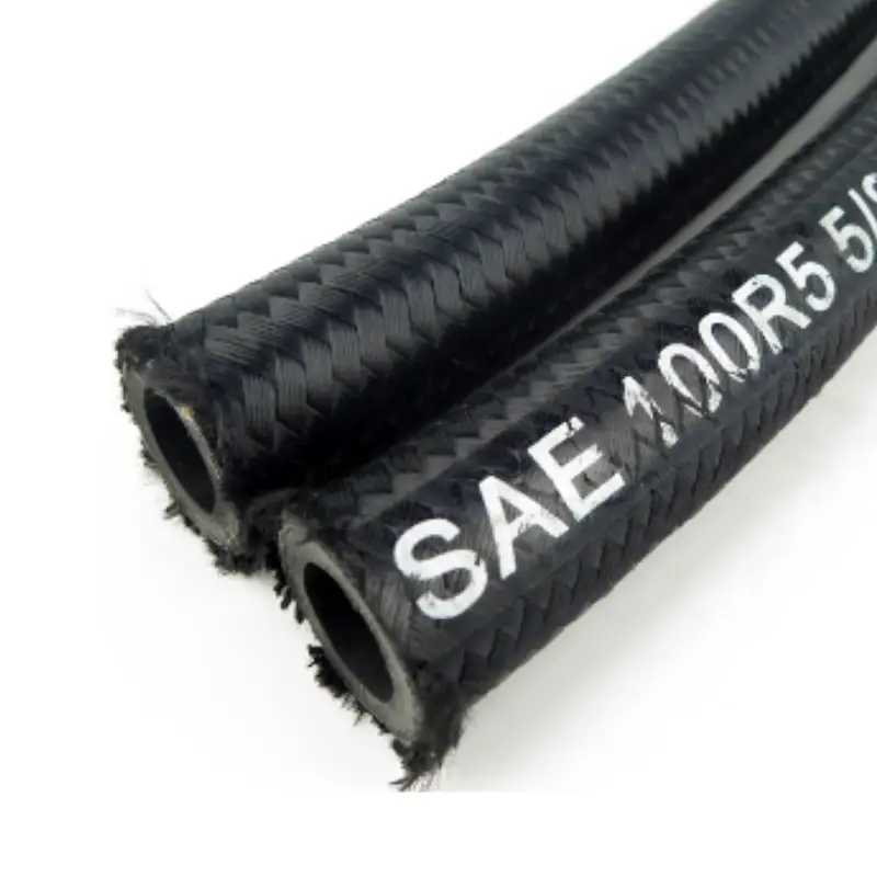 sae100r5 fabric covered hydraulic hose