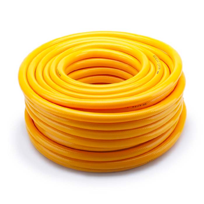 yellow pvc braided hose
