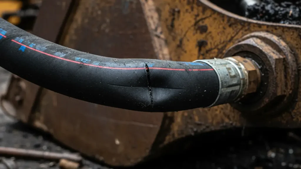 what is kinking hydraulic hose