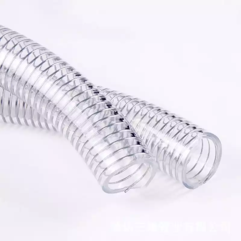 pvc spiral steel wire reinforced hose