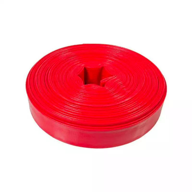 red flat hose