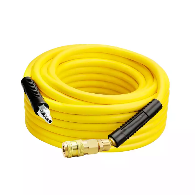 yellow air compressor hose