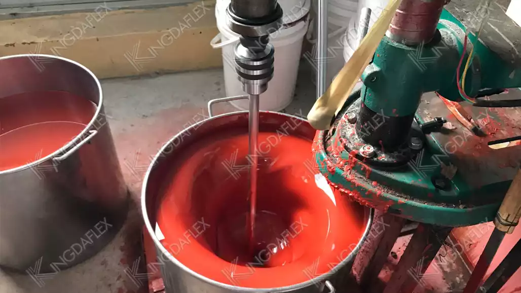 mixing rubber material