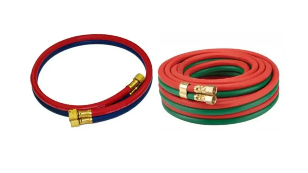 oxygen hose vs fuel hose