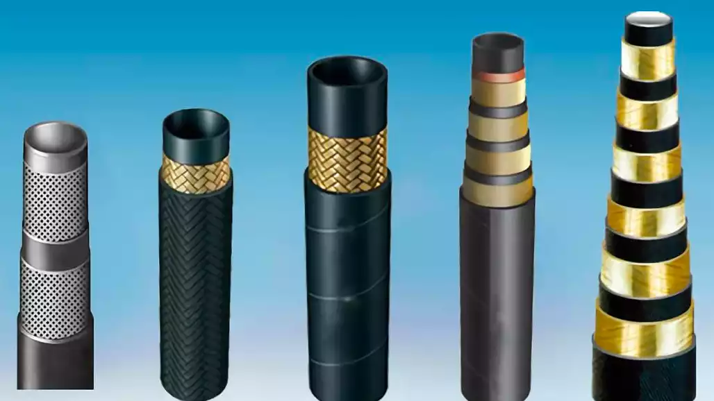 types of reinforced hydraulic hose