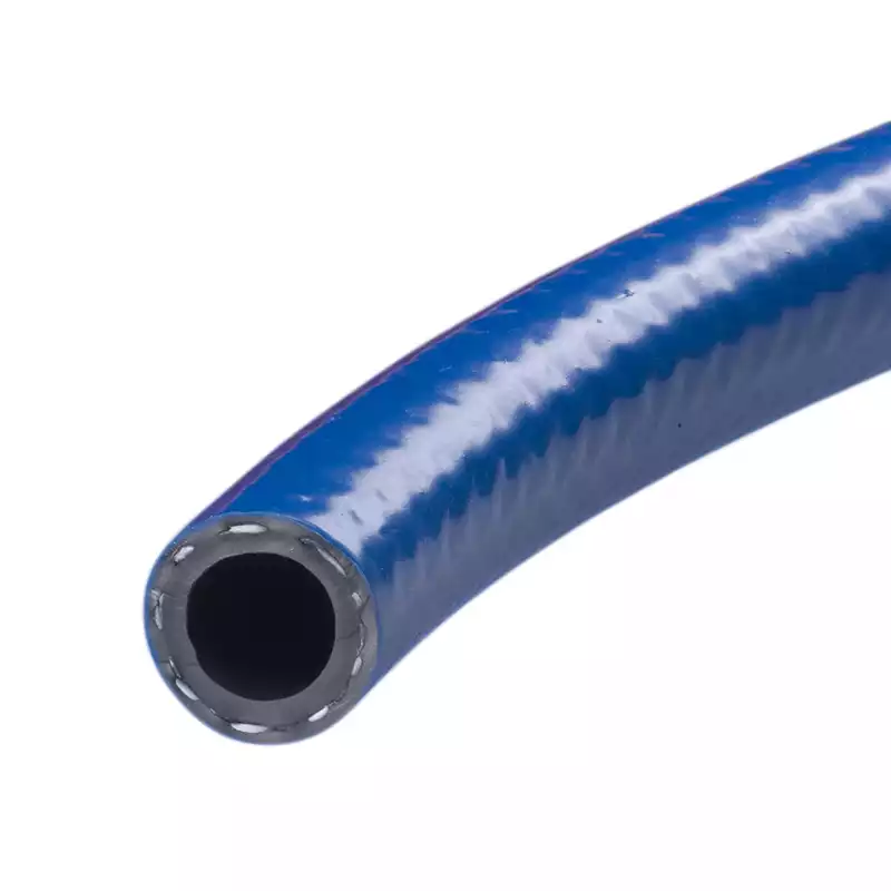tuyau d'air en PVC bleu