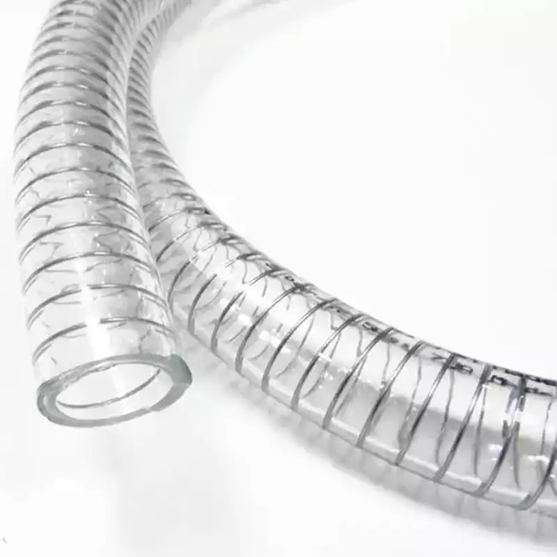 clear pvc wire reinforced flexible hose