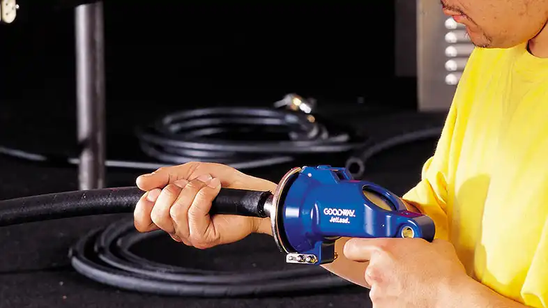 hydraulic hose flushing