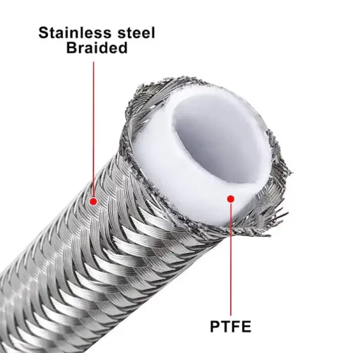 ptfe lined stainless steel braided hose