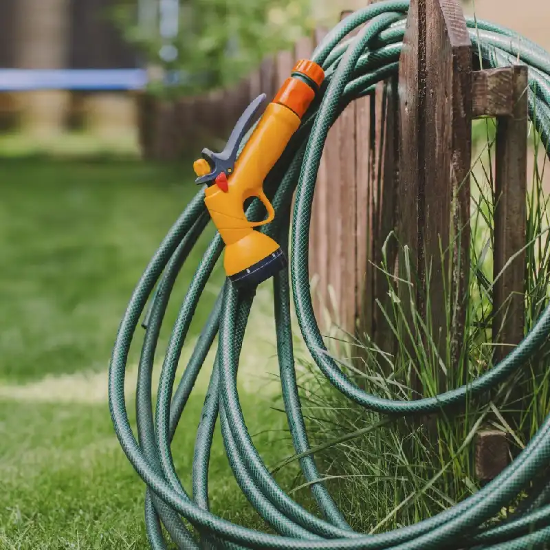 how to clean garden hose