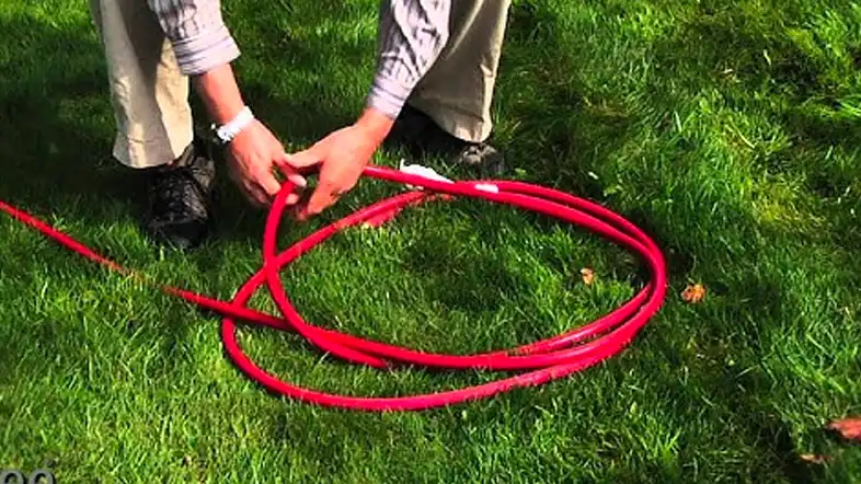 to coil garden hose