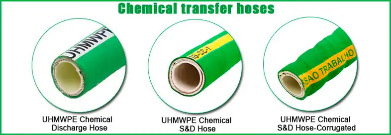UHMWPE chemical transfer hose