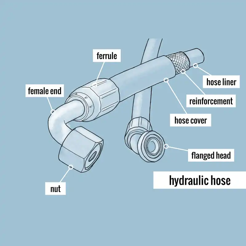 hydraulic hose component