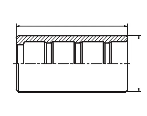 00018 hydraulic hose ferrule