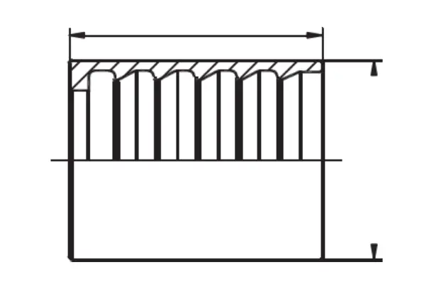 00110 hydraulic hose ferrule