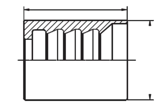 00200 hydraulic hose ferrule