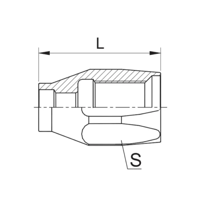 00208 Reusable Hose Fitting