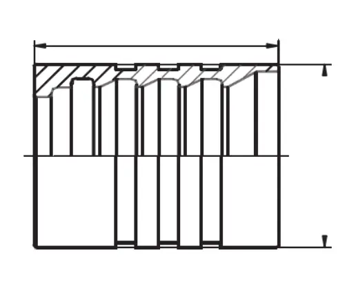 00403 hydraulic hose ferrule