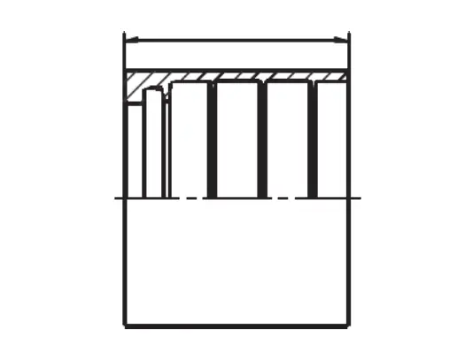 00500 hydraulic hose ferrule