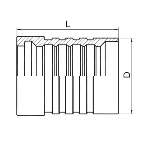 00621 interlock hose fitting