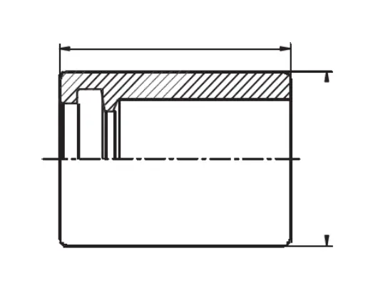 00TF0 hydraulic hose ferrule