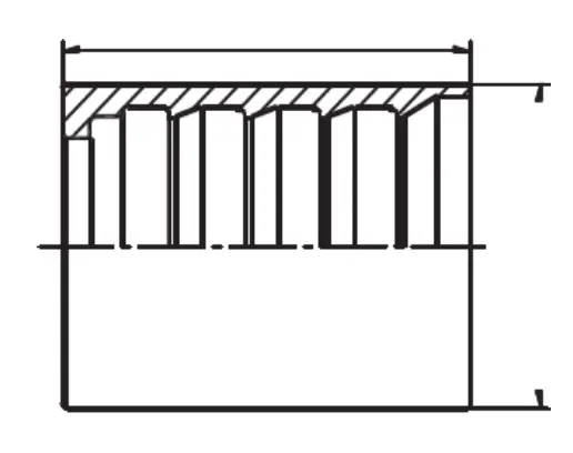 01401 hydraulic hose ferrule