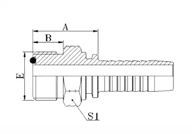 14211 hydraulic hose fitting