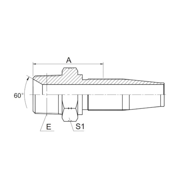 15618 R5 Reusable Hose Fitting