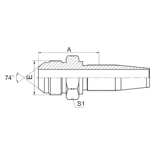 16718 R5 Reusable Hose Fitting