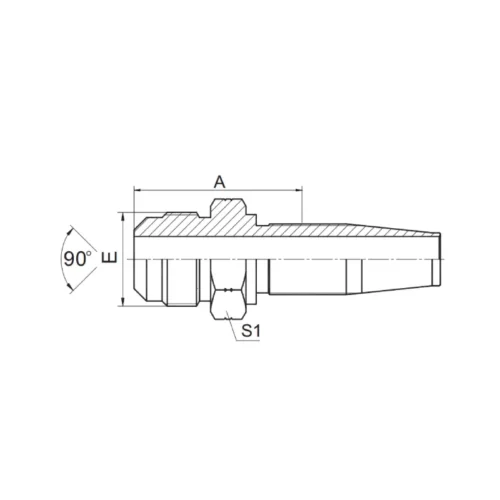 17818 R5 Reusable Hose Fitting