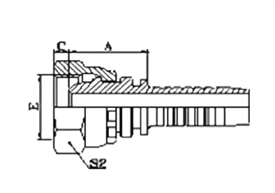 20111 hydraulic hose fitting