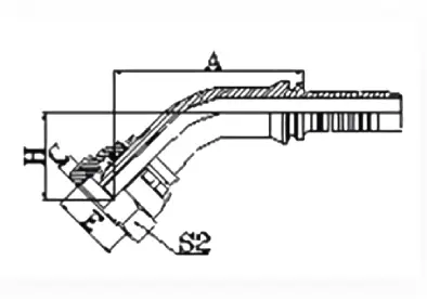 20141 hydraulic hose fitting