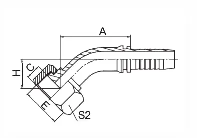 20231T hydraulic hose fitting