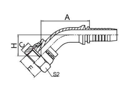 20241 hydraulic hose fitting