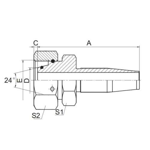 20518D R5 Reusable Hose Fitting