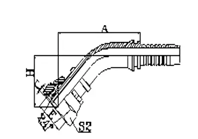 20541 hydraulic hose fitting