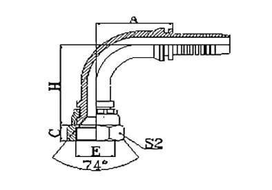 20791 hydraulic hose fitting