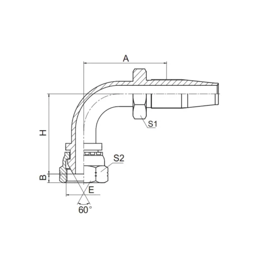 21698D Reusable Hose Fitting