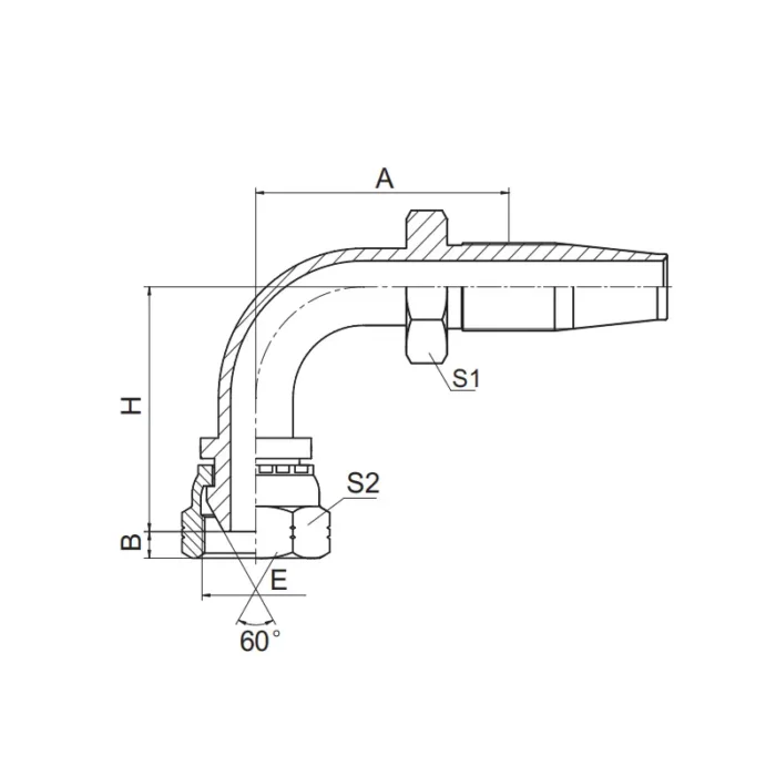 21698D Reusable Hose Fitting