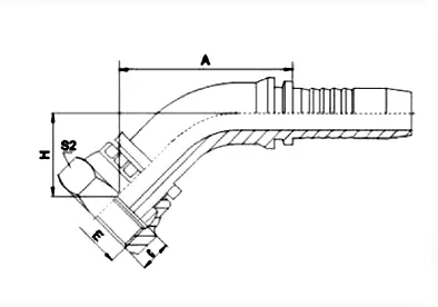 22241 hydraulic hose fitting