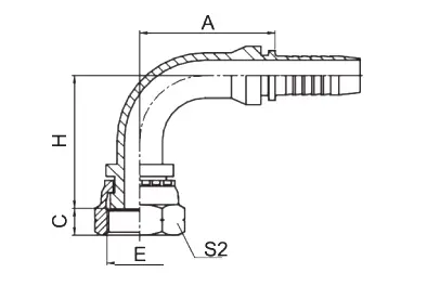 22291 hydraulic hose fitting