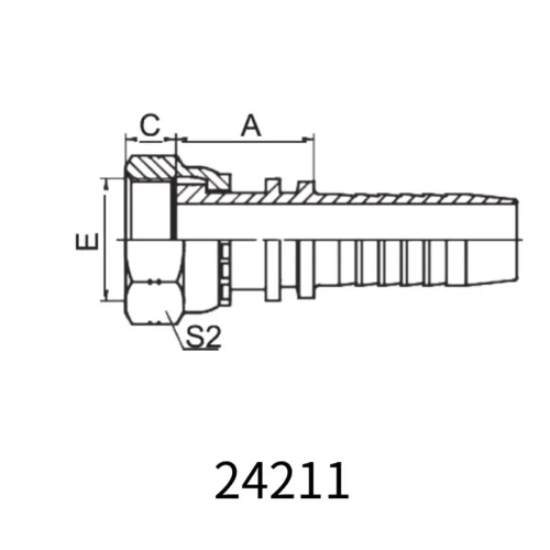 24211 hydraulic hose fittings